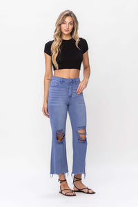 Indigo Skies Cropped Jeans