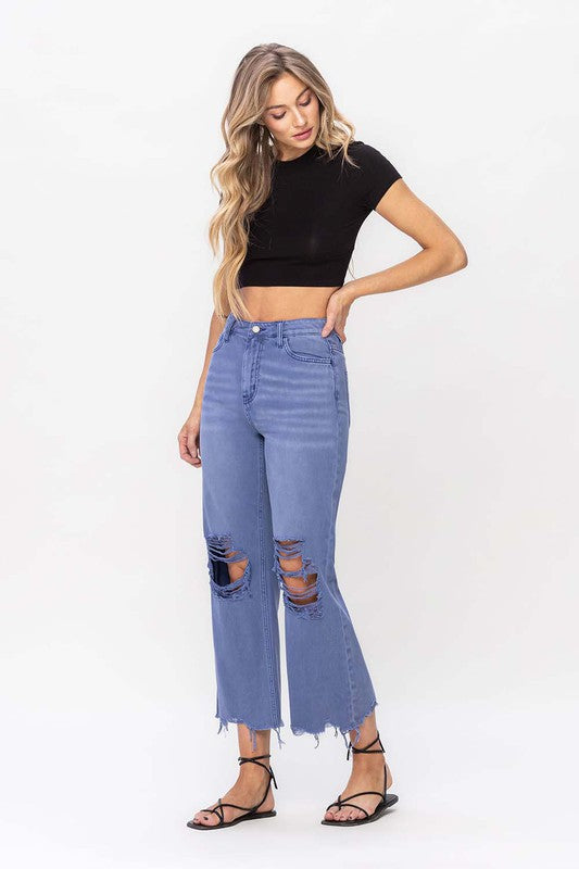 Indigo Skies Cropped Jeans