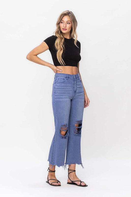 Indigo Skies Cropped Jeans