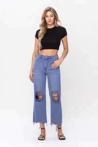 Indigo Skies Cropped Jeans