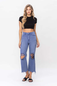 Indigo Skies Cropped Jeans