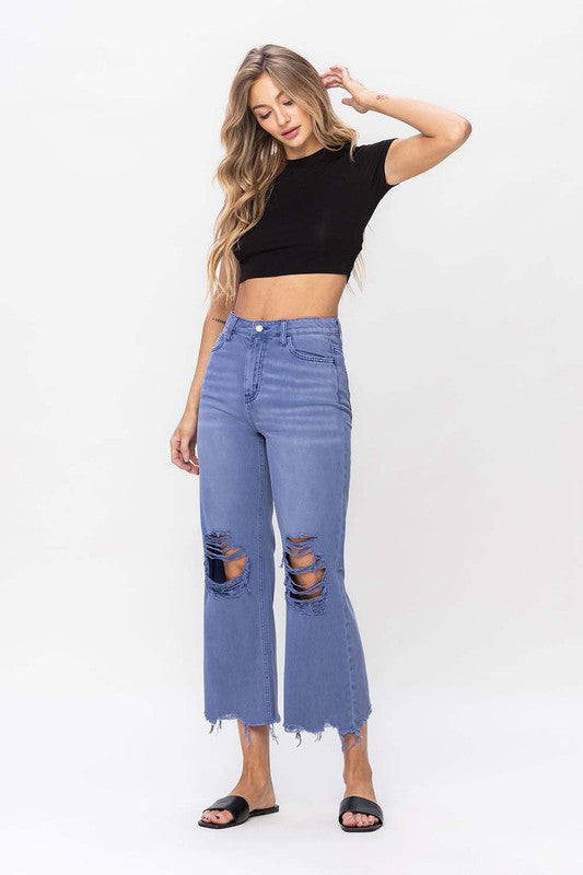 Indigo Skies Cropped Jeans