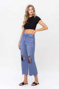 Indigo Skies Cropped Jeans