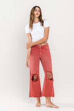 Load image into Gallery viewer, Cowgirl Nova Cropped Jeans
