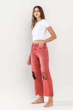 Load image into Gallery viewer, Cowgirl Nova Cropped Jeans
