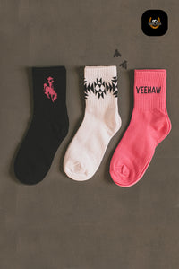 Sock 'Em Silly (3 pairs) - Pop