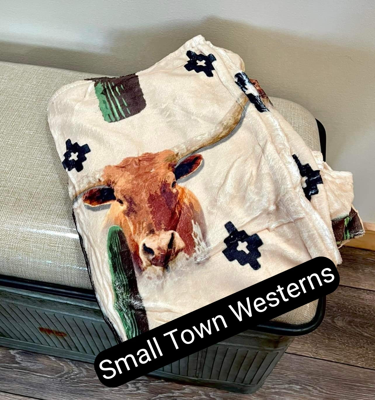 Desert Longhorn Blanket