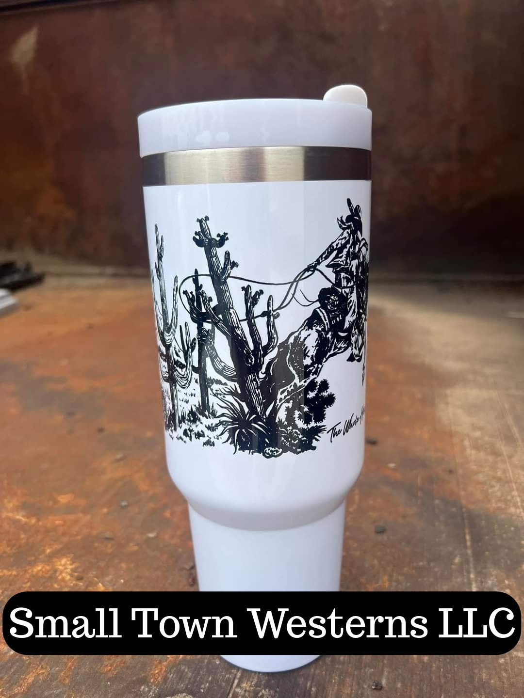 Rope'em Cowboy 40oz Tumbler