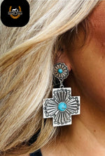 Load image into Gallery viewer, Silver Kreek Dangle Earrings
