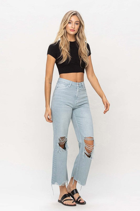 Thunder Rolls Cropped Jeans