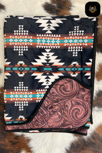 Tooled In Arizona Blanket