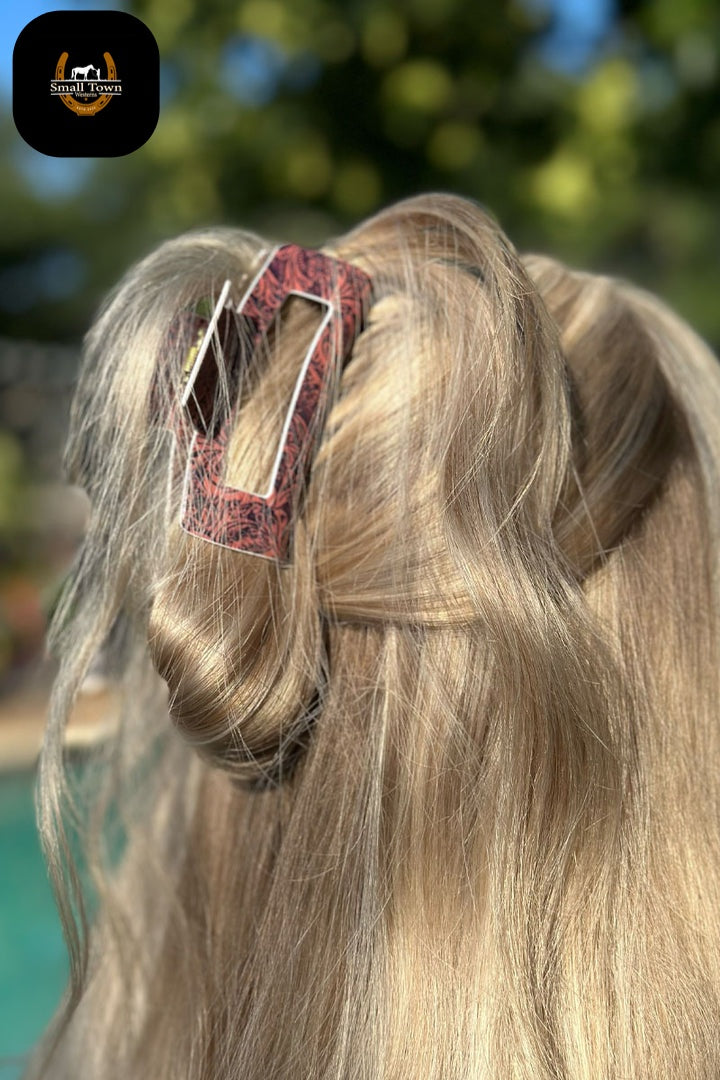 Tooled Babe Hair Clip