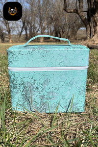 Turquoise Herd Make Up Box