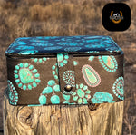 Load image into Gallery viewer, Jazzy Turquoise Jewelry Box
