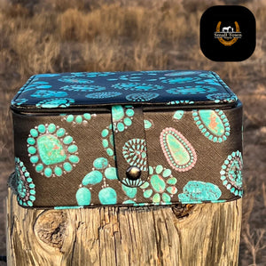 Jazzy Turquoise Jewelry Box