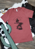 Load image into Gallery viewer, Cowboy Night Light Tee
