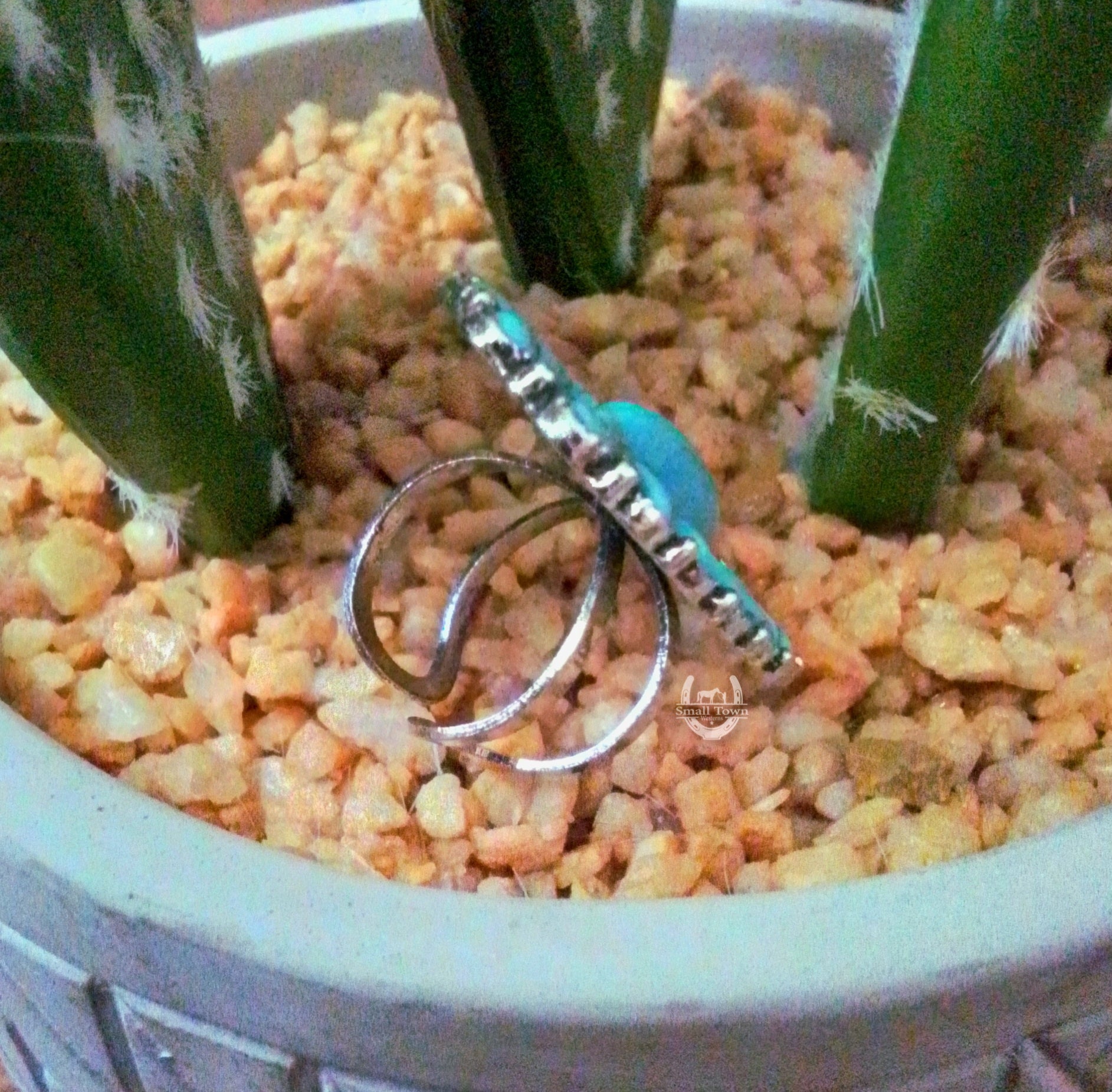 Western Turquoise Stone Ring